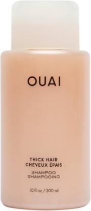 Picture of OUAI Thick Hair Shampoo - Hydrating Shea Butter Shampoo (10 Oz) | For Full, Frizzy Hair - Deeply Moisturizing, Detangling, Split Ends - Marshmallow Root, Avocado Oil & Keratin - Sulfate Free