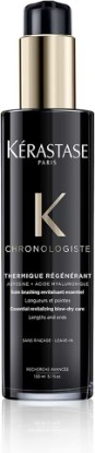 Picture of Kerastase Chronologiste Hair Serum Heat Protectant with Argan Oil - Controls Frizz, Strengthens and Prevents Breakage, Protects Against Humidity, For Dry, Fine & Brittle Hair, 5.1 Fl Oz