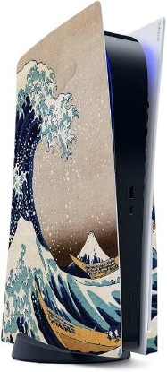 Picture of MightySkins Gaming Skin for PS5 / PlayStation 5 - Great Wave of Kanagawa | Protective Viny wrap | Easy to Apply | Made in The USA