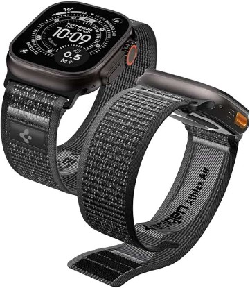 Picture of Spigen Athlex Air for Apple Watch Band, Lightweight Adjustable Strap | For Apple Watch Ultra 3/2/1 49mm, Series 11/10 46mm, 9/8/7 45mm, SE3/SE2/SE/6/5/4 44mm, 3/2/1 42mm