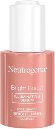 Picture of Neutrogena Bright Boost Illuminating Face Serum with Neoglucosamine & Turmeric Extract for Even Skin Tone, Resurfacing Serum for Face to Reduce Dark Spots & Hyperpigmentation, 1 Fl Oz