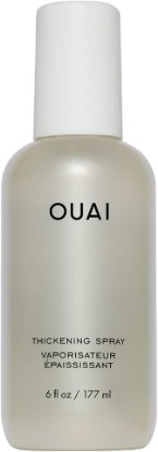 Picture of OUAI Hair Thickening Spray - Thickening & Volumizing Spray (6 Fl Oz) | For Instantly Thicker, Fuller-Looking Hair - Protects, Strengthens & Repairs with Amaranth Peptide & Amino Acids
