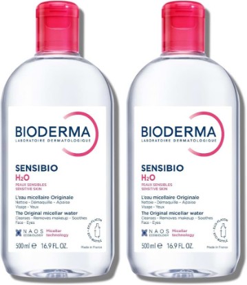 Picture of Bioderma Sensibio - H2O Micellar Water - Makeup Remover Cleanser - Face Cleanser for Sensitive Skin
