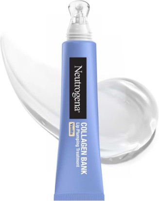 Picture of Neutrogena Collagen Bank Lip Plumping Treatment, Vanilla, 0.4 oz | Volumizing Technology, Helps Increase the Look of Lip Fullness