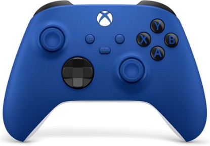 Picture of XBOX Wireless Gaming Controller | Shock Blue | Consoles, PCs, TVs, mobile, and more | Textured Grip | Wireless, Bluetooth, USB-C Connectivity