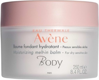Picture of Avène Moisturizing Melt-In Body Balm, Dry Skin Body Butter, 8 Fl Oz | 24-hour hydration, non-greasy body butter, plant-based, fast-absorbing, sensitive skin, 8 fl oz