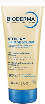 Picture of Bioderma Atoderm Shower Oil, Cleansing Oil For Face & Body, Nourishing Cleansing Oil For Dry to Atopic Sensitive Skin For Softer & Smooth Skin For Your Whole Family