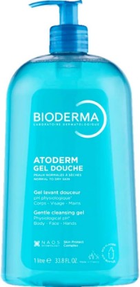 Picture of Bioderma Atoderm - Hydrating Shower Gel - Moisturizing Face and Body Cleanser - Body Wash for Normal to Dry Sensitive Skin