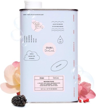 Picture of OUAI x DedCool Melrose Place Laundry Detergent - Concentrated - 60 Washes | Long-Lasting Rose Scent, Plant-Derived & Biodegradable, Cruelty-Free & Vegan, Safe for Sensitive Skin & Delicates