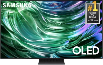 Picture of Samsung 65-Inch Class OLED 4K S90D Series HDR+ Smart TV w/Dolby Atmos, Object Tracking Sound Lite, Motion Xcelerator, Real Depth Enhancer, 4K AI Upscaling, Alexa Built-in (QN65S90D, 2024 Model)