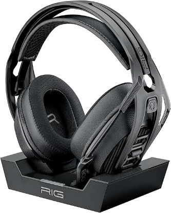 Picture of RIG 800 PRO HX Wireless Gaming Headset & Multi-Function Base Station Xbox | Officially Licensed for Xbox Series X|S, Xbox One, PC - Dolby Atmos 3D Audio - 60 Hour Battery - Flip-to-Mute Mic