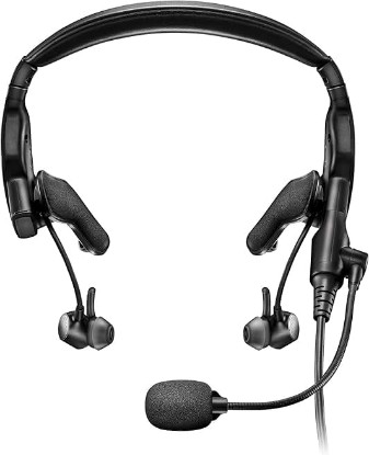 Picture of Bose Proflight Series 2 Aviation Headset with Bluetooth Connectivity, Dual Plug Cable, Black