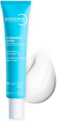 Picture of Bioderma Hydrabio Face Cream, Gel Cream Moisturizer, Provides Radiance, Lightweight Face Moisturizer for Normal to Combination Sensitive Skin, 1.33 Fl Oz (Pack of 1) | Light Cream gel moisturizer normal to combination sensitive skin while providing 72h lightweight moisture