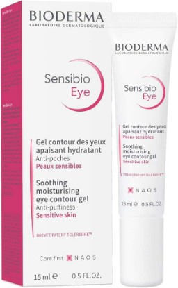 Picture of Bioderma Eye Gel - Sensibio - Moisturizing and Visibly Reduces Fine Lines - Skin Soothing - Eye Gel for Sensitive Skin | Eye Contour Gel soothing, moisturizing, hydrates sensitive eye contours while reducing puffiness