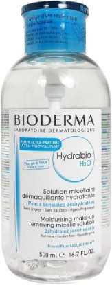 Picture of Bioderma Hydrabio H2O Micellar Water - Face Cleanser and Makeup Remover - Micellar Cleansing Water for Dehydrated Sensitive Skin