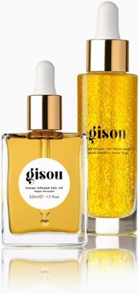 Picture of Gisou Refresh & Shine Set, Daily Hydration & Lasting Fragrance, Mirsalehi Honey & Bee Garden Oils, Shine Boost & Signature Wildflower Scent, Suitable for All Hair Types