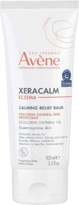Picture of Avène XeraCalm Eczema Relief Balm with Colloidal Oatmeal, 3.3 oz | Relief for minor itching. For dry, eczema-prone skin. 1% Colloidal oatmeal, 48-hour hydration, dermatologist tested