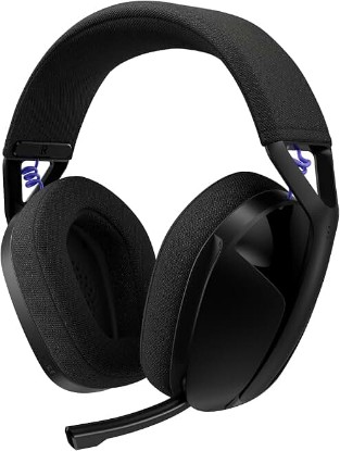 Picture of Logitech G321 Lightspeed Wireless Gaming Headset - Black | Dynamic Comfort and fit, 16 kHz Boom mic, 20+ hrs Battery, for PC