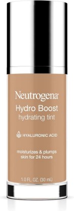 Picture of Neutrogena Hydro Boost Tint Foundation Makeup, 60 Natural Beige, 1.0 fl oz | Foundation Makeup for Dry Skin, with Hyaluronic Acid, Lightweight Oil-Free Water Gel, Non-Comedogenic