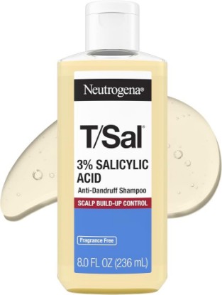 Picture of Neutrogena T/Sal 3% Salicylic Acid Anti-Dandruff Shampoo, 8 fl oz | Controls Scalp Build-Up, Relieves Itching & Flaking from Dandruff, Scalp Psoriasis & Seborrheic Dermatitis
