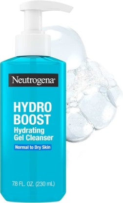 Picture of Neutrogena Hydro Boost Hydrating Face Wash & Makeup Remover, 7.8 fl. oz | Gentle Facial Cleanser Gel, With Hyaluronic Acid, Locks in Moisture, Hypoallergenic, Oil-Free, Soap-Free