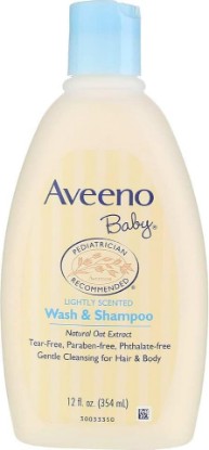 Picture of Aveeno Baby Wash & Shampo Size 12z Aveeno Baby Wash & Shampoo 12z