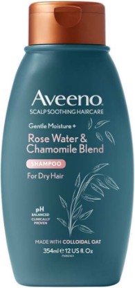 Picture of Aveeno Itchy Scalp Shampoo with Rosewater & Chamomile for Dry hair and Scalp 354ml