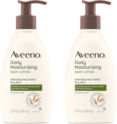 Picture of Aveeno Daily Moisturizing Lotion 12 Ounce Pump (354ml) (2 Pack)