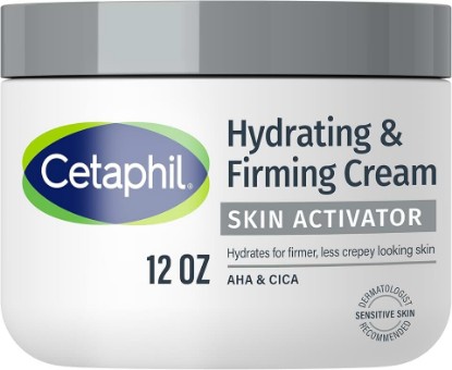 Picture of Cetaphil Skin Activator Firming Body Cream, AHA + CICA, 12oz | Anti-Aging Body Cream, Mandelic Acid Aha, Centella Asiatica Cica, Hydrates And Firms Aging Skin, Women 50+
