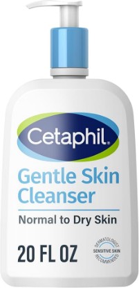 Picture of Cetaphil Gentle Cleanser, Hydrating Face Wash, Sensitive Skin, 20oz | Soap-Free, Non-Foaming, Moisturizes While Cleansing, Sensitive And Dry To Normal Skin, Dermatologist Recommended, Large Size