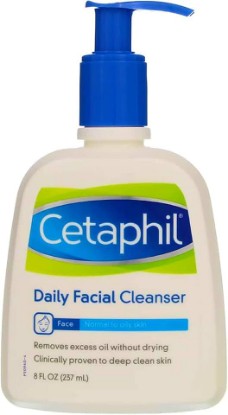 Picture of Cetaphil Daily Facial Cleanser, Normal to Oily Skin - 8 fl oz (Pack of 2)