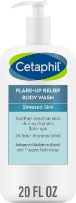 Picture of Cetaphil Flare-Up Relief Body Wash with Colloidal Oatmeal to Help Soothe and Condition Ultra-Dry, Stressed, Sensitive Skin, 20 oz