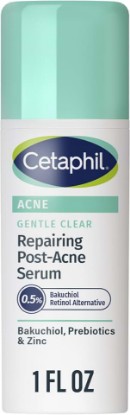 Picture of Cetaphil Gentle Clear Post-Acne Skin Serum, Bakuchiol Retinol Alt, 1oz | Oil-Free Face Serum, Sensitive Skin, Fades Post-Acne Marks, Evens Skin Tone, Retinol Alternative, Dermatologist Recommended