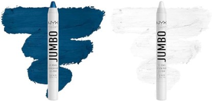 Picture of NYX PROFESSIONAL MAKEUP Jumbo Eye Pencil Bundle - Blueberry Pop (Blue) and Milk