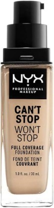 Picture of NYX PROFESSIONAL MAKEUP Can't Stop Won't Stop Foundation, 24h Full Coverage Matte Finish - Nude