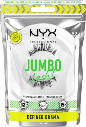 Picture of NYX PROFESSIONAL MAKEUP Jumbo Lash! Vegan False Eyelashes, Up to 12HR Wear, Reusable Fake Lashes - Defined Drama