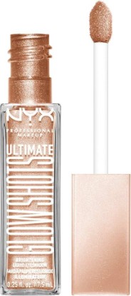 Picture of NYX PROFESSIONAL MAKEUP Ultimate Glow Shots, Liquid Eyeshadow, Long-Lasting Shimmer Eye Shadow with Vitamin C - Highkey Lychee