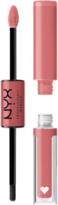 Picture of NYX PROFESSIONAL MAKEUP Shine Loud, Long-Lasting Liquid Lipstick with Clear Lip Gloss - Cash Flow (Light Dusty Rose)