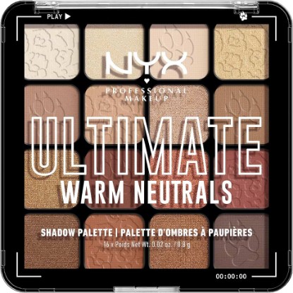 Picture of NYX PROFESSIONAL MAKEUP Ultimate Shadow Palette, Eyeshadow Palette - Warm Neutrals