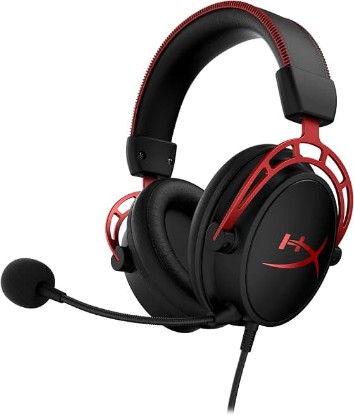 Picture of HyperX Cloud Alpha - Gaming Headset, Dual Chamber Drivers, Legendary Comfort, Aluminum Frame, Detachable Microphone, Works on PC, PS4, PS5, Xbox One, Xbox Series X|S, Nintendo Switch and Mobile – Red | Dual Chamber Drivers, Legendary Comfort, Aluminum Frame, Detachable Microphone, Works on PC, PS4