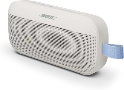 Picture of Bose SoundLink Flex Bluetooth Speaker (2nd Gen) - Portable Outdoor Speaker with Hi-Fi Audio, Waterproof and Dustproof, USB-C, Up to 12 Hours Battery Life, Fog Grey - Limited Edition Color