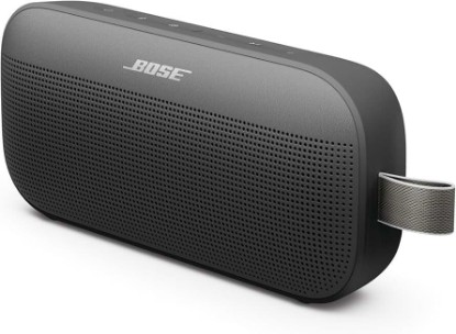 Picture of Bose SoundLink Flex Bluetooth Speaker (2nd Gen) - Portable Outdoor Speaker with Hi-Fi Audio, Waterproof and Dustproof, USB-C, Up to 12 Hours Battery Life, Black