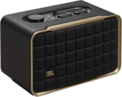 Picture of JBL Authentics 200 - Smart Home Speaker - Black | Superb sound and performance, Inspired by retro design, Music streaming services via built-in Wi-Fi TUV Rheinland Recycled Material Verified