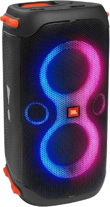 Picture of JBL PartyBox 110 - Portable Party Speaker with Built-in Lights, Powerful Sound and deep bass, Black | Powerful JBL Original Pro Sound, Dynamic light show that syncs to the beat, 12 hours of playtime, IPX4 splashproof