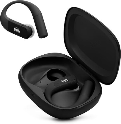 Picture of JBL Endurance Peak 4 - Cancelling Sport Earbuds - Black/Grey | Adaptive Noise Cancelling with Smart Ambient, IP68 water and dust proof, Secure fit with TwistLock design