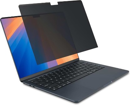 Picture of Kensington MP136 Magnetic Privacy Screen for MacBook Air 13.6 inch (2022-2024, M2, M3, M4), Removable Laptop Privacy Filter, Anti Glare Blue Light MacBook Mac Screen Protector