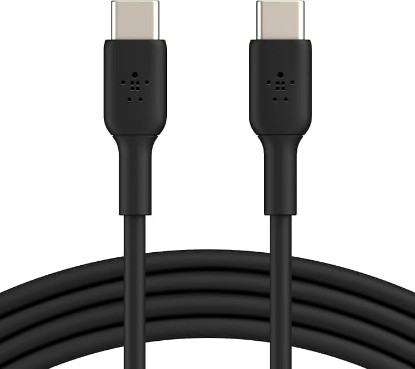 Picture of Belkin USB C to USB C Cable 3.3ft Fast iPhone Charger Cord | iPhone 17/16, Samsung Galaxy S25/S24, Google Pixel 10/9, iPad Pro, Nintendo Switch 2, CarPlay, everyday charging cable