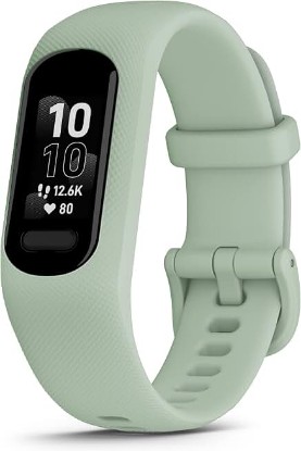 Picture of Garmin vívosmart® 5, Health & Fitness Tracker, S-M, Cool Mint | Monitor Your Health, Track Your Steps and Sleep, Smart Notifications, Up to 7 Days Battery Life