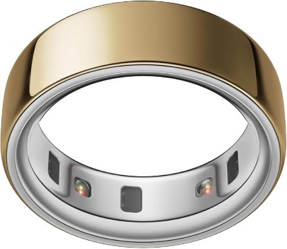 Picture of OURA Ring 4 Smart Ring - Gold - Size 8 | Sleep, Activity, Women’s Health, AI Advisor, Up to 8 Days of Battery Life, Size Before You Buy, Android & iOS Compatible