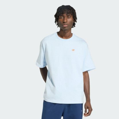 Blue SUMMER GRAPHIC CREW NECK TEE